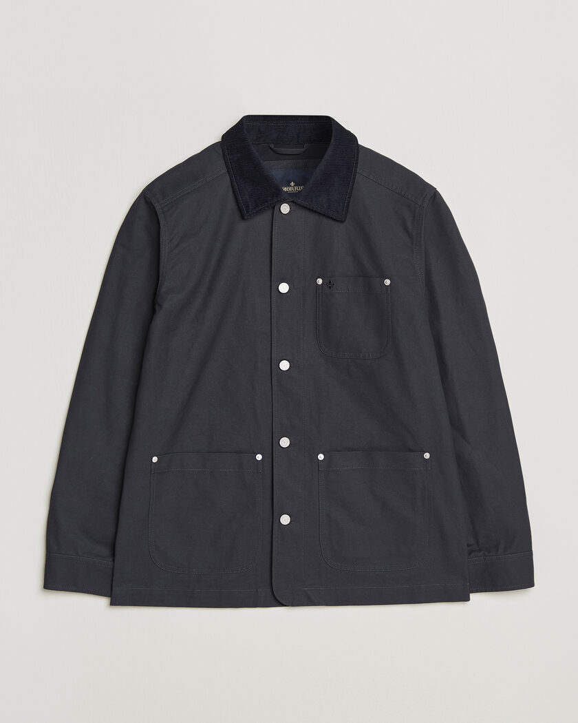 Morris Belmont Wax Shirt Jacket Navy – Blau