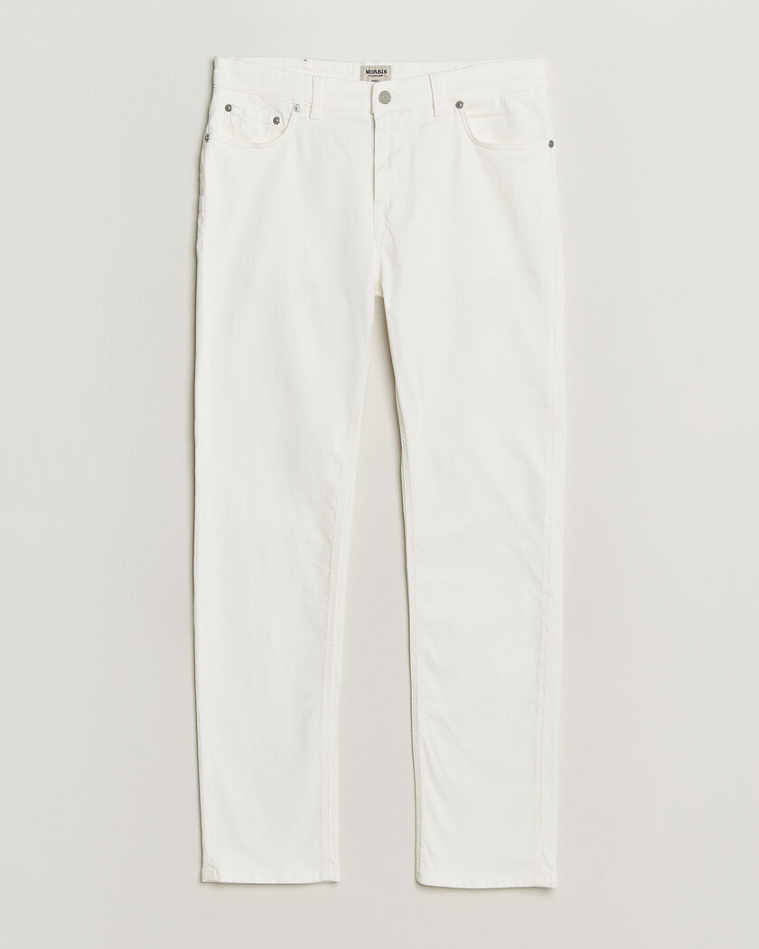 Morris James Brushed 5-Pocket Jeans Off White – Weiß