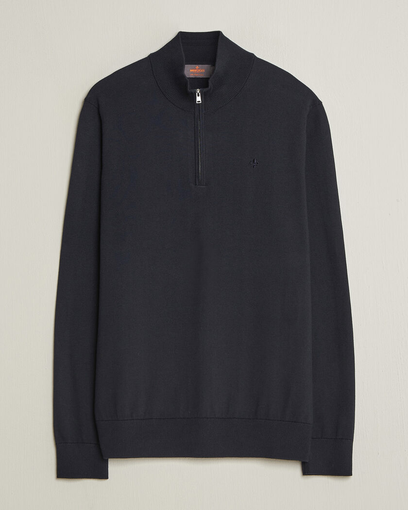 Morris Riley Half-Zip Navy – Blau