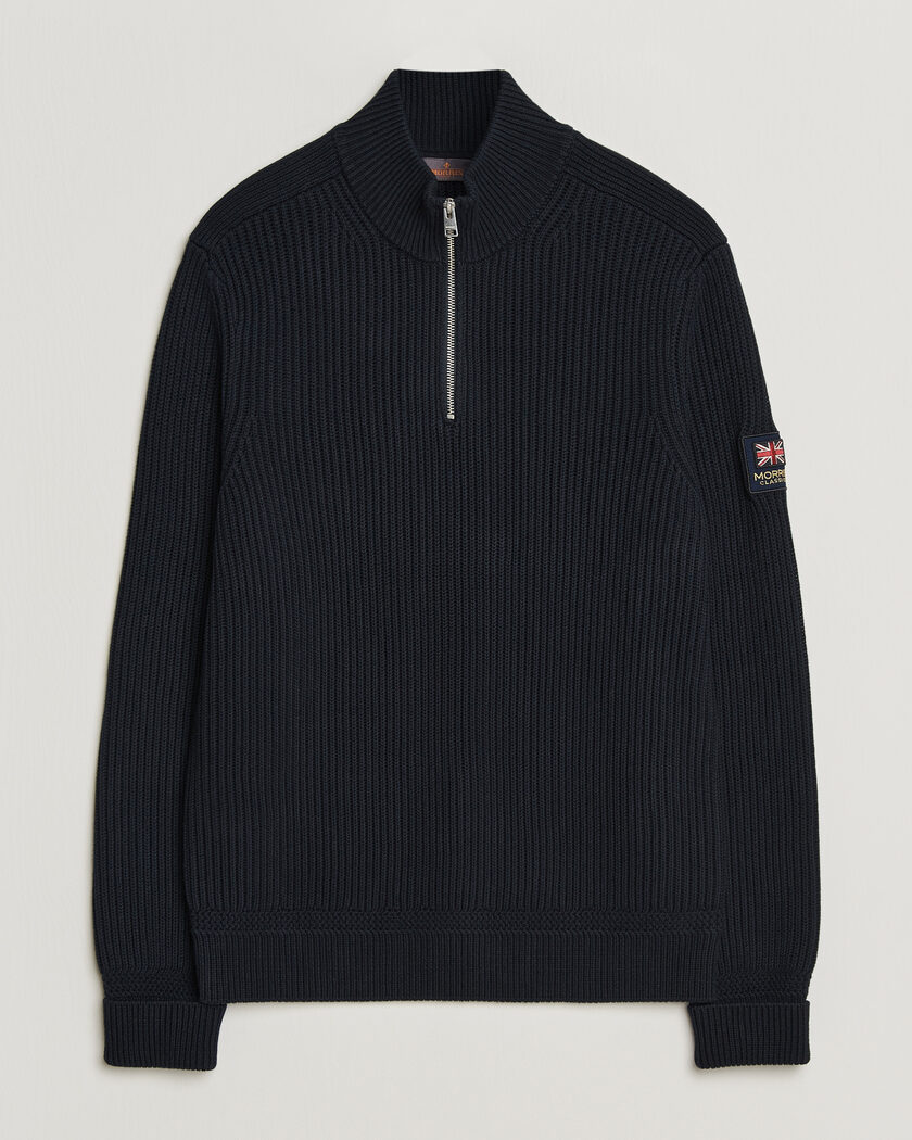Morris Brenton Half-Zip Navy – Blau