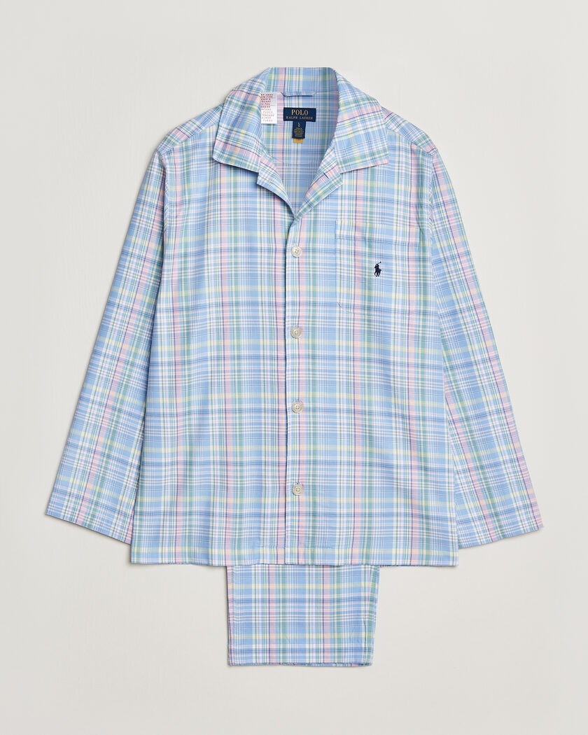 Polo Ralph Lauren Cotton Checked Pyjama Set Multi – Mehrfarbig