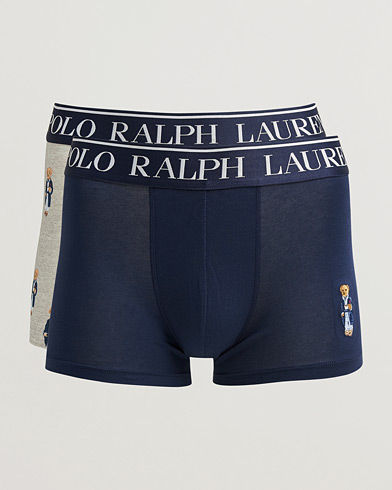 Polo Ralph Lauren 2-Pack Cotton Trunk Navy/Taylor Heather – Mehrfarbig