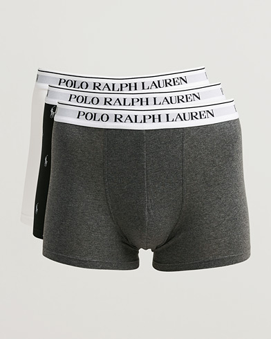 Polo Ralph Lauren 3-Pack Trunk White/Grey/Black – Mehrfarbig
