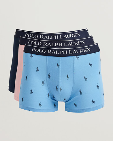 Polo Ralph Lauren 3-Pack Trunk Navy/Pink/Blue – Mehrfarbig