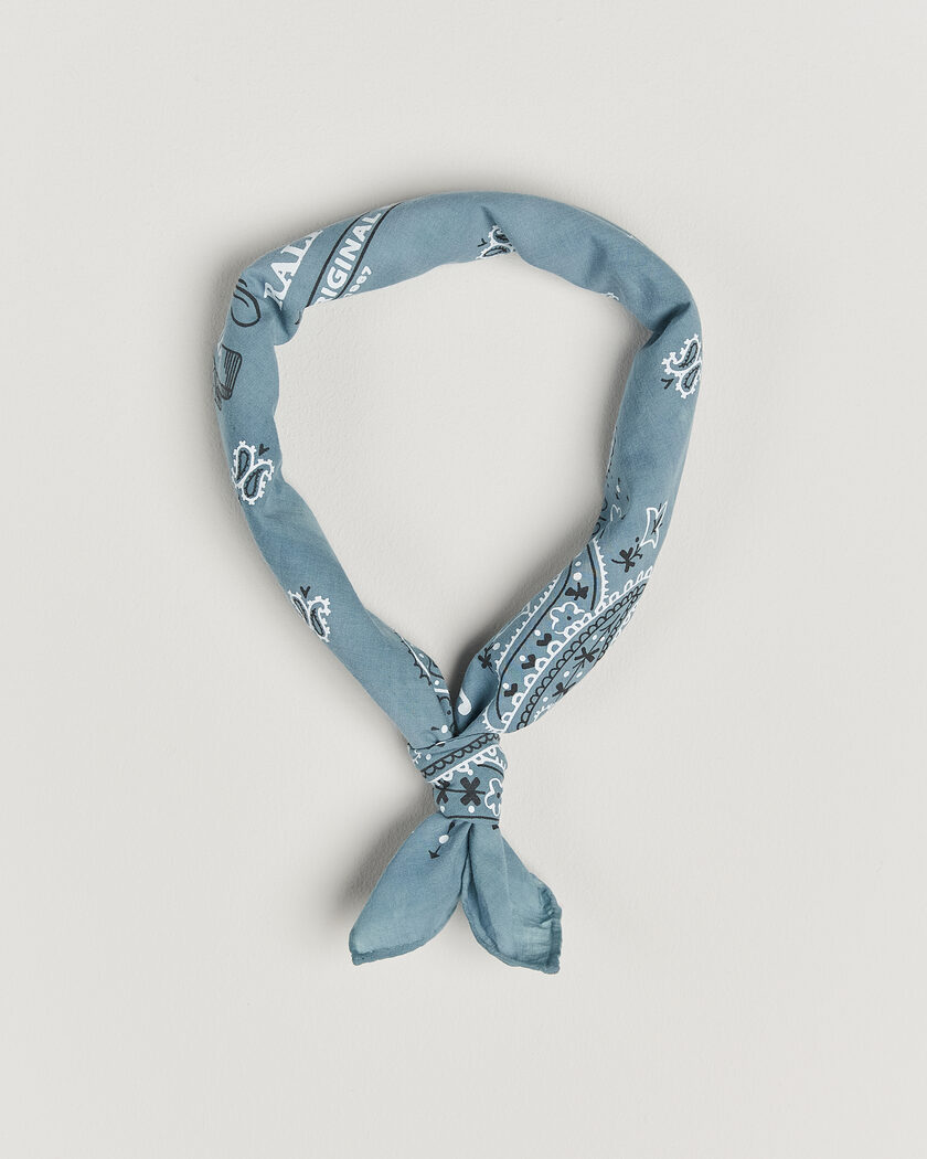 Polo Ralph Lauren Cotton Printed Bandana Vessle Blue – Blau