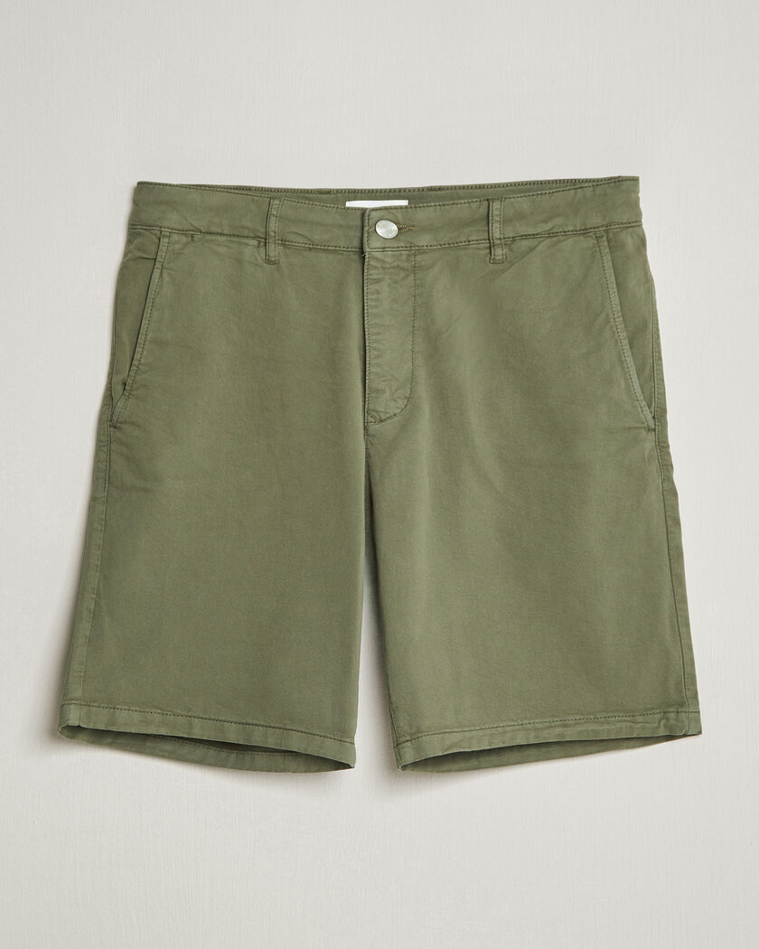 NN07 Aden Regular Fit Chinos Capers Green – Grün
