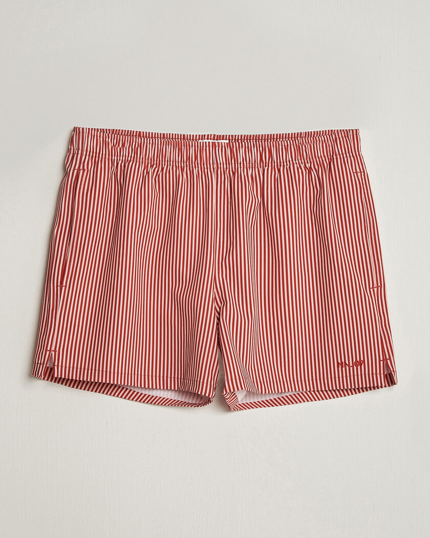 NN07 Holiday Swimshorts Red/White – Rot