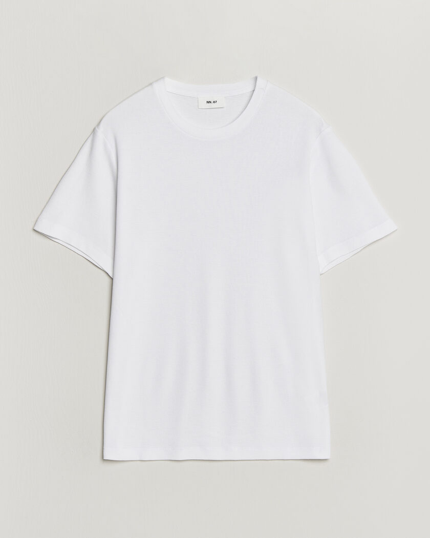 NN07 Clive Crew Neck T-Shirt White – Weiß