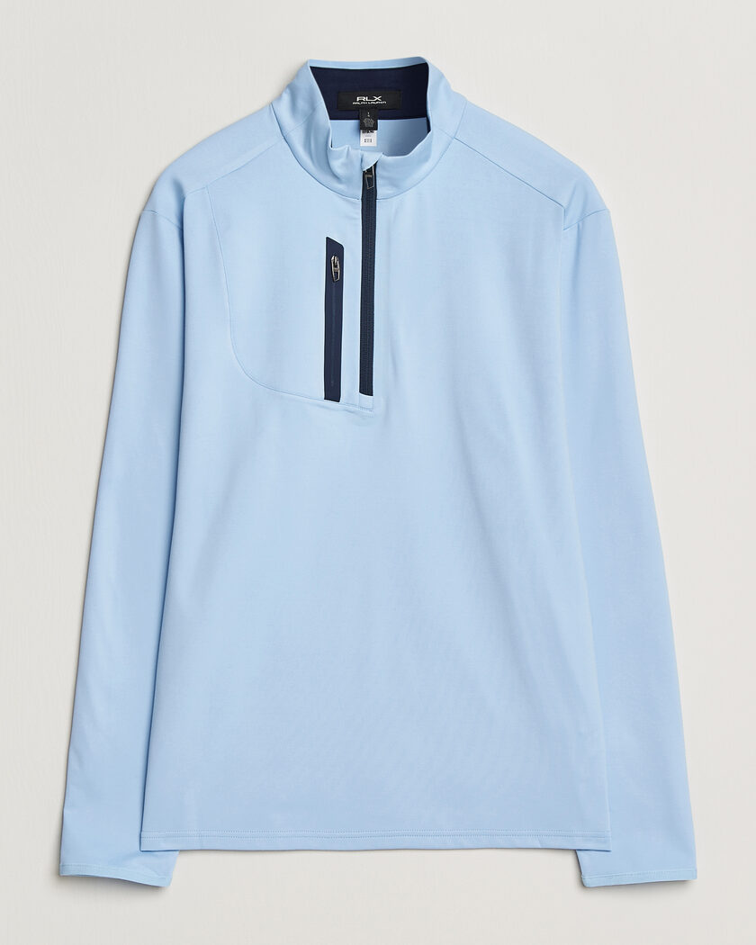 RLX Ralph Lauren Luxury Jersey Half Zip Office Blue – Blau