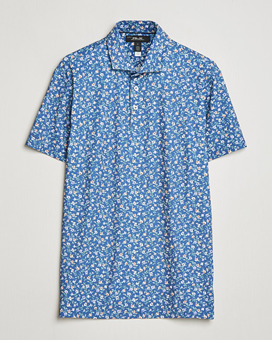 RLX Ralph Lauren Airflow Polo Printed Old Royal Mini Floral – Blau