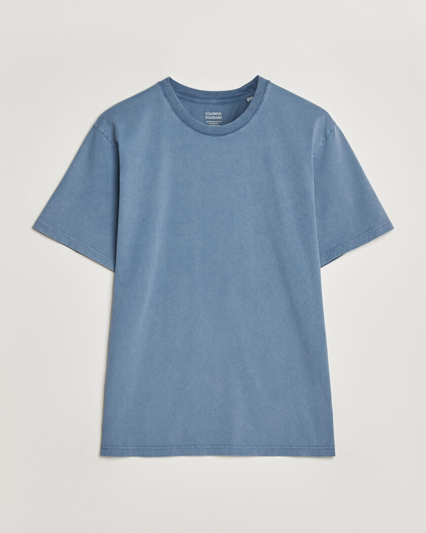 Colorful Standard Classic Organic T-Shirt Faded Indigo – Blau