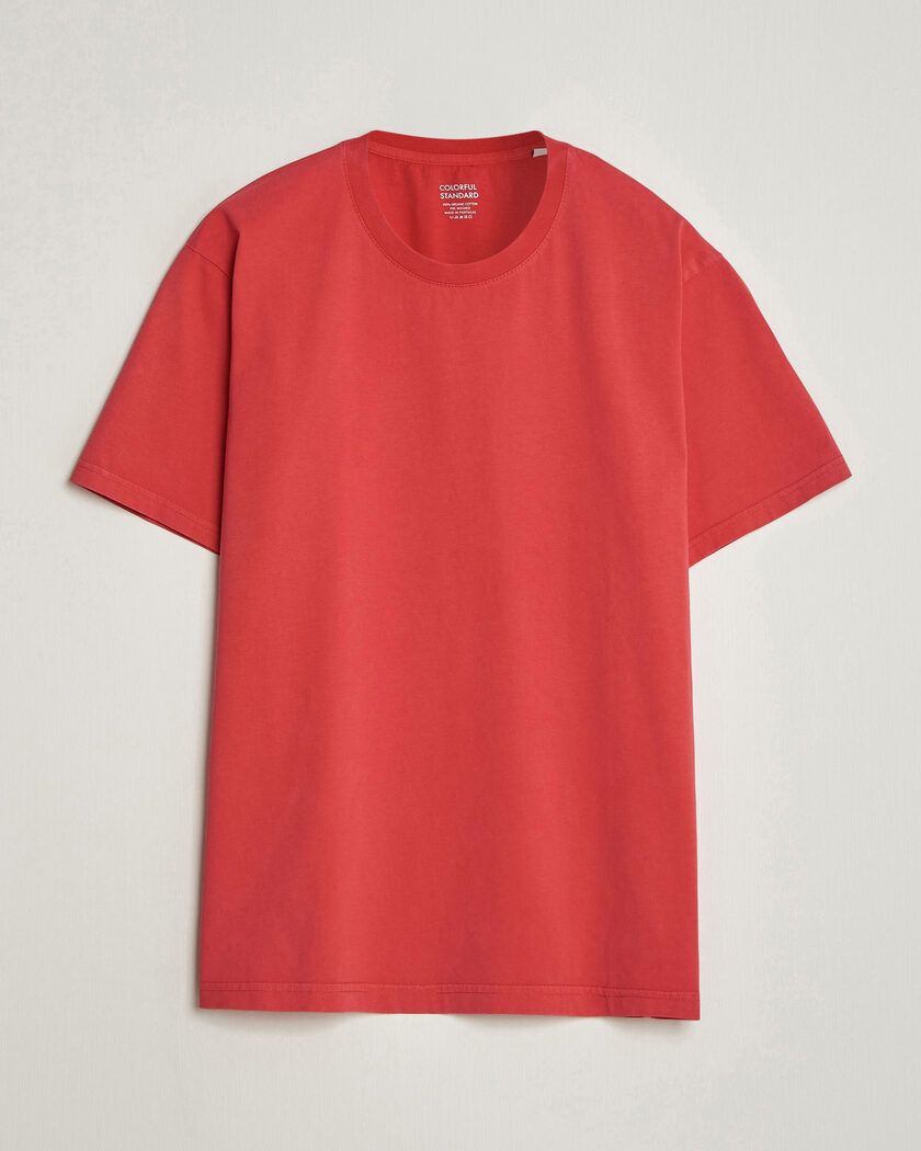 Colorful Standard Classic Organic T-Shirt Faded Red – Rot