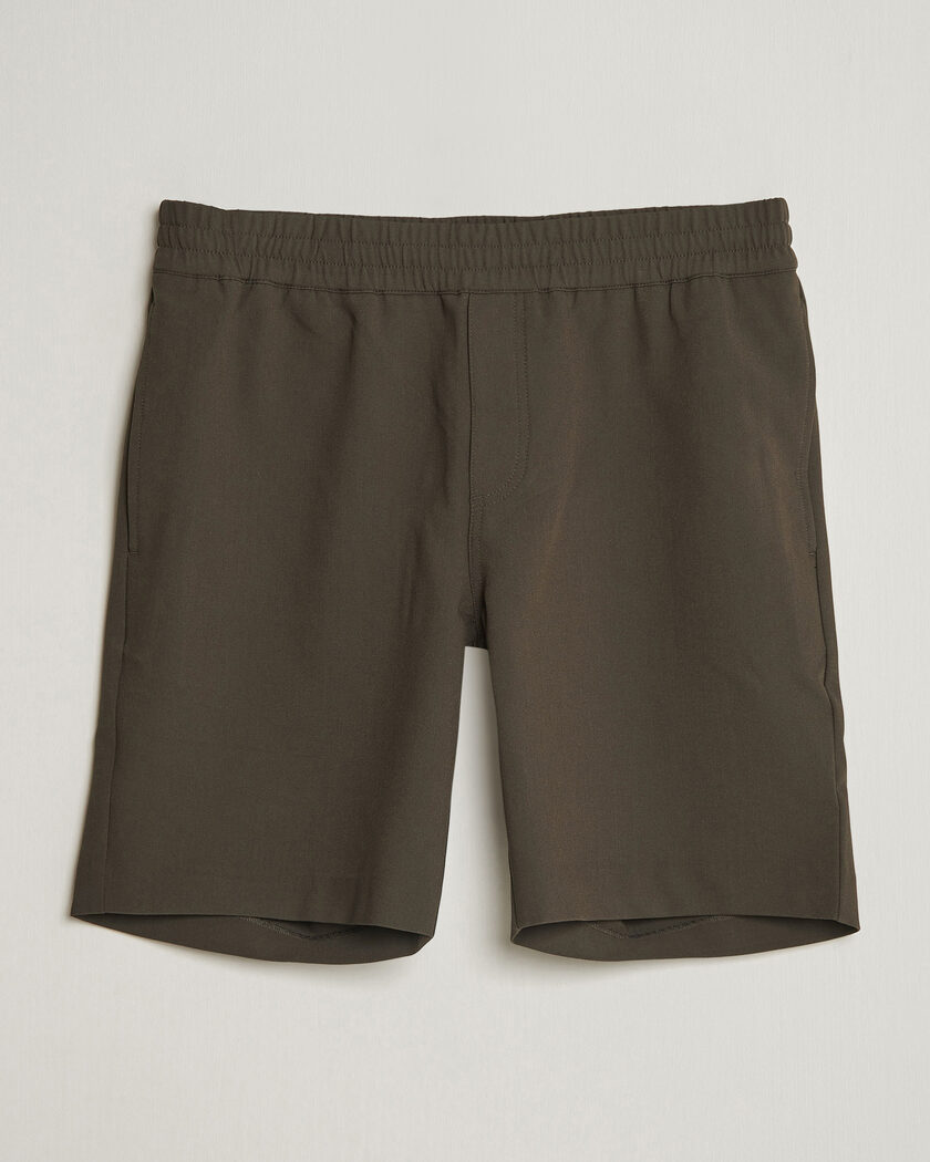 Samsøe Samsøe Smith Drawstring Shorts Black Olive – Grün