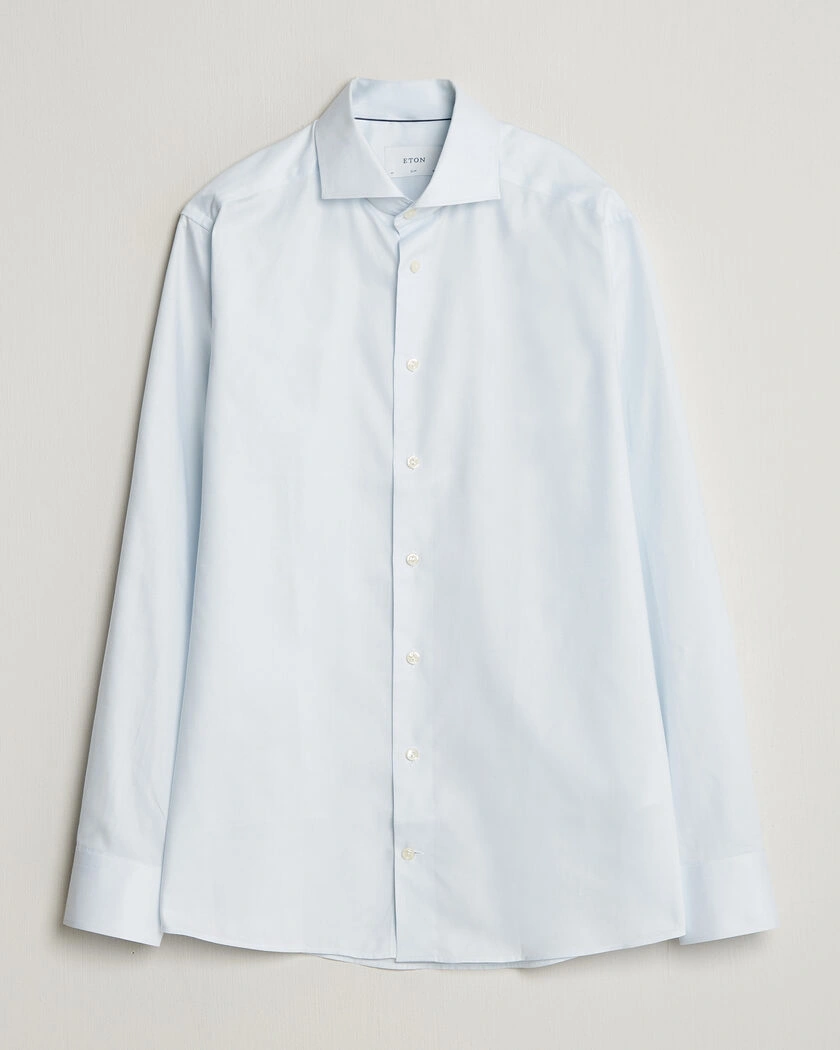 Eton Slim Fit Signature Oxford Shirt Light Blue – Blau
