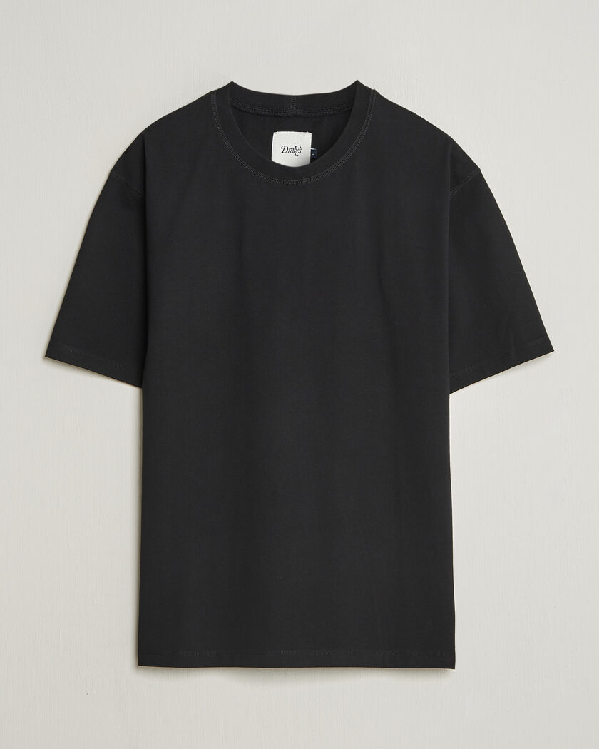 Drake's Short Sleeve Hiking T-Shirt Black – Schwarz