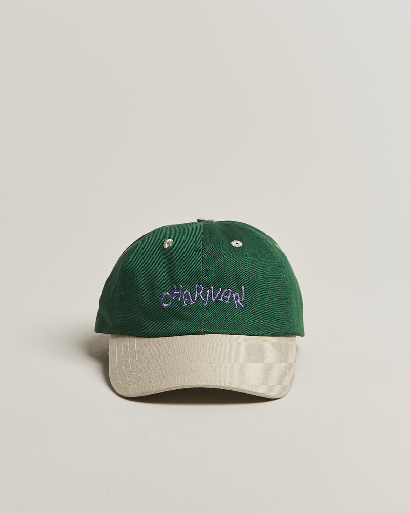 Drake's Charivari Twill Baseball Cap Green/Ecru – Mehrfarbig