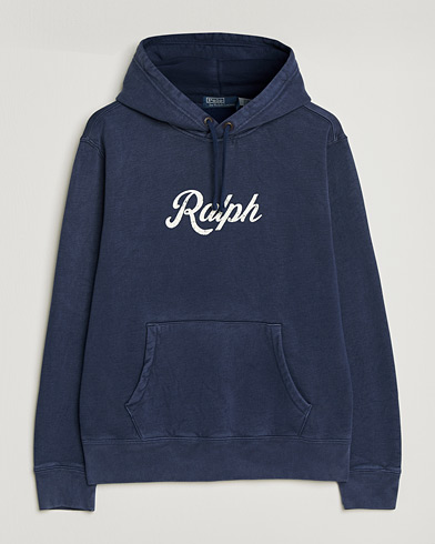Polo Ralph Lauren Vintage Fleece Logo Hoodie Dark Cobalt – Blau