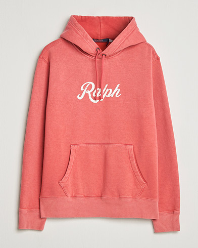 Polo Ralph Lauren Vintage Fleece Logo Hoodie Nantucket Red – Rot