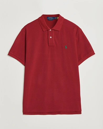 Polo Ralph Lauren Custom Slim Fit Polo Heritage Red – Rot