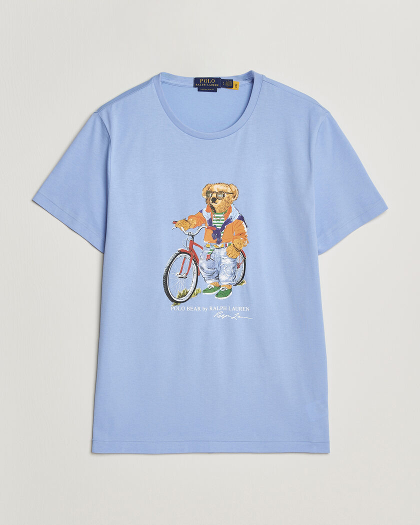 Polo Ralph Lauren Jersey Bear T-Shirt Austin Blue – Blau