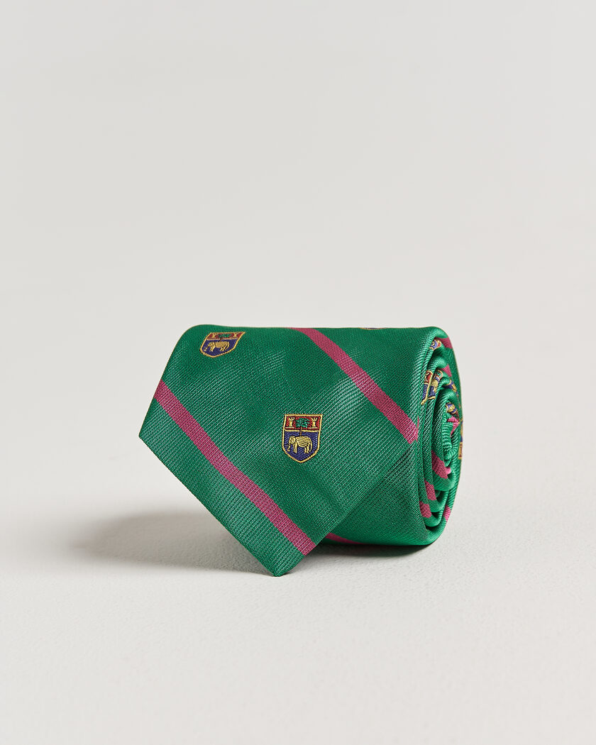Polo Ralph Lauren Elephant Palm Club Tie Green – Grün