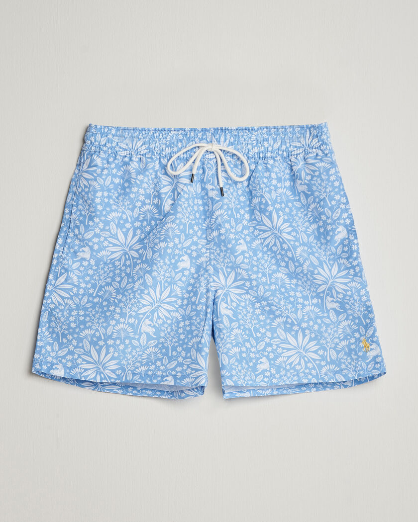 Polo Ralph Lauren Traveler Print Mid Trunk Blue – Blau