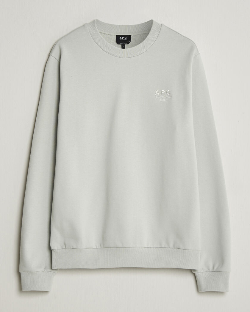 A.P.C. Rue Madame Sweatshirt Light Green – Grün
