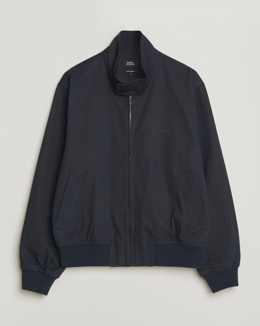 A.P.C. Zipped Jacket Dark Navy – Blau
