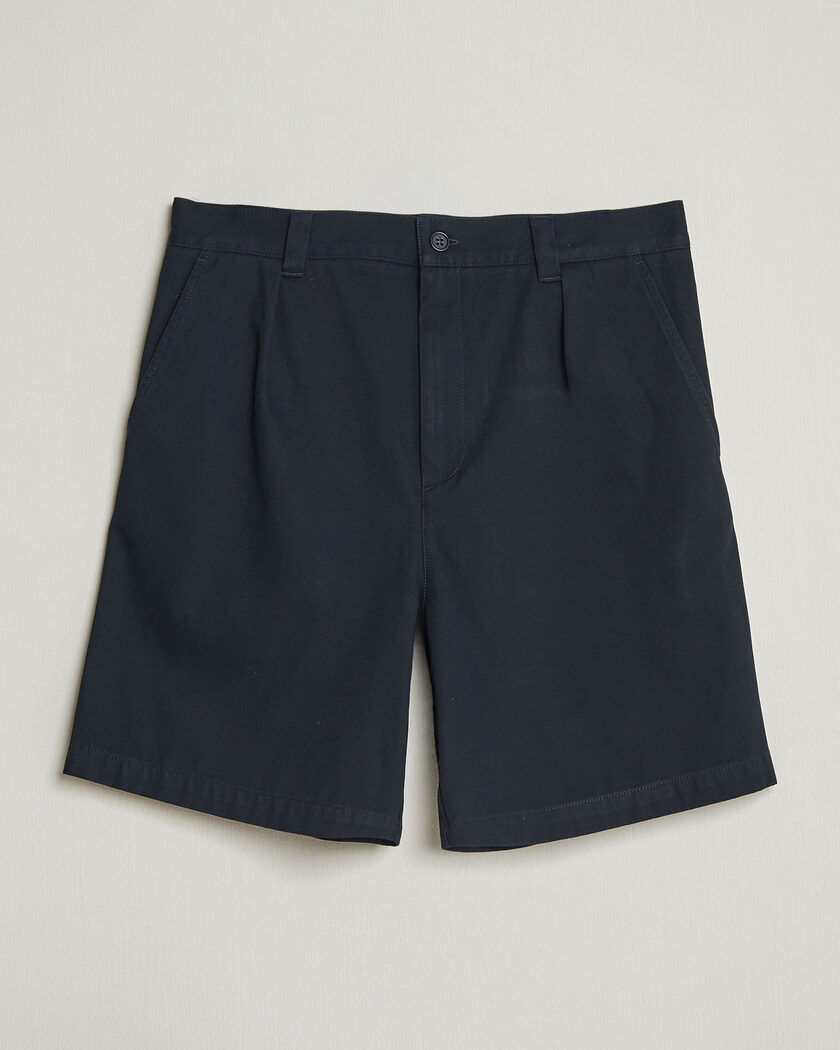 A.P.C. Otis Cotton Chino Shorts Dark Navy – Blau