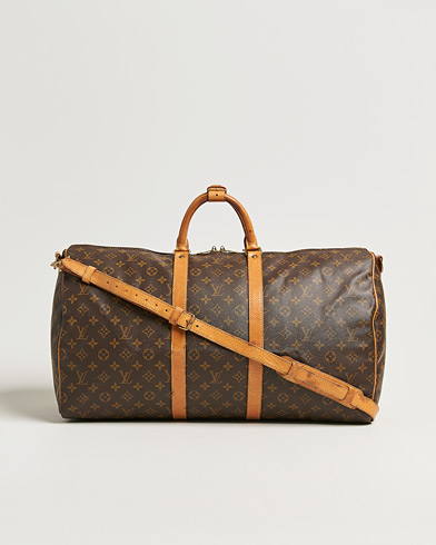 Louis Vuitton Pre-Owned Keepall Bandouliére 55 Monogram – Braun