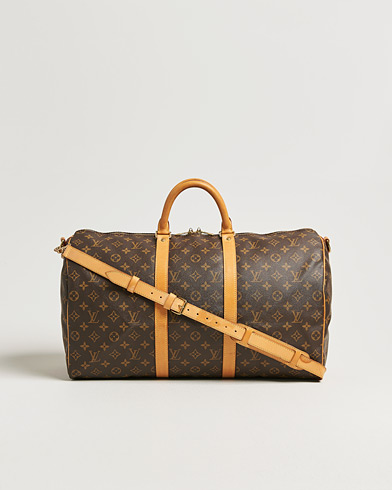 Louis Vuitton Pre-Owned Keepall Bandouliére 50 Monogram – Braun