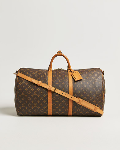 Louis Vuitton Pre-Owned Keepall Bandouliére 55 Monogram – Braun