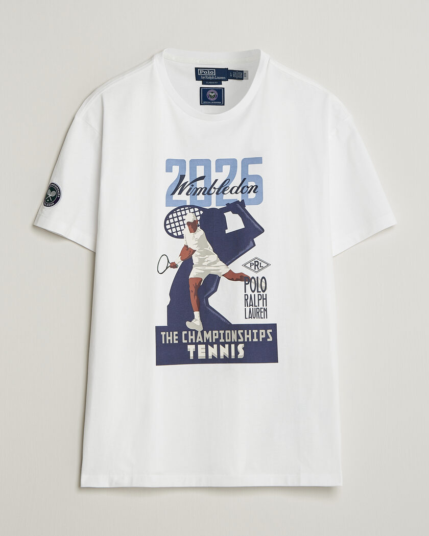 Polo Ralph Lauren Printed Championship Tee White – Weiß