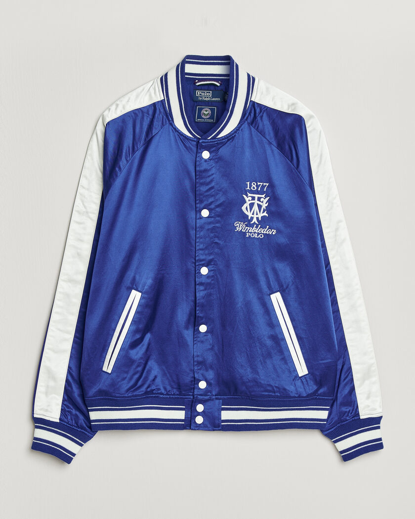 Polo Ralph Lauren Championship Bomber Jacket Graphic Royal/White – Blau