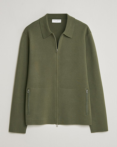 Tiger of Sweden Celyn Knitted Full Zip Kalamata Green – Grün