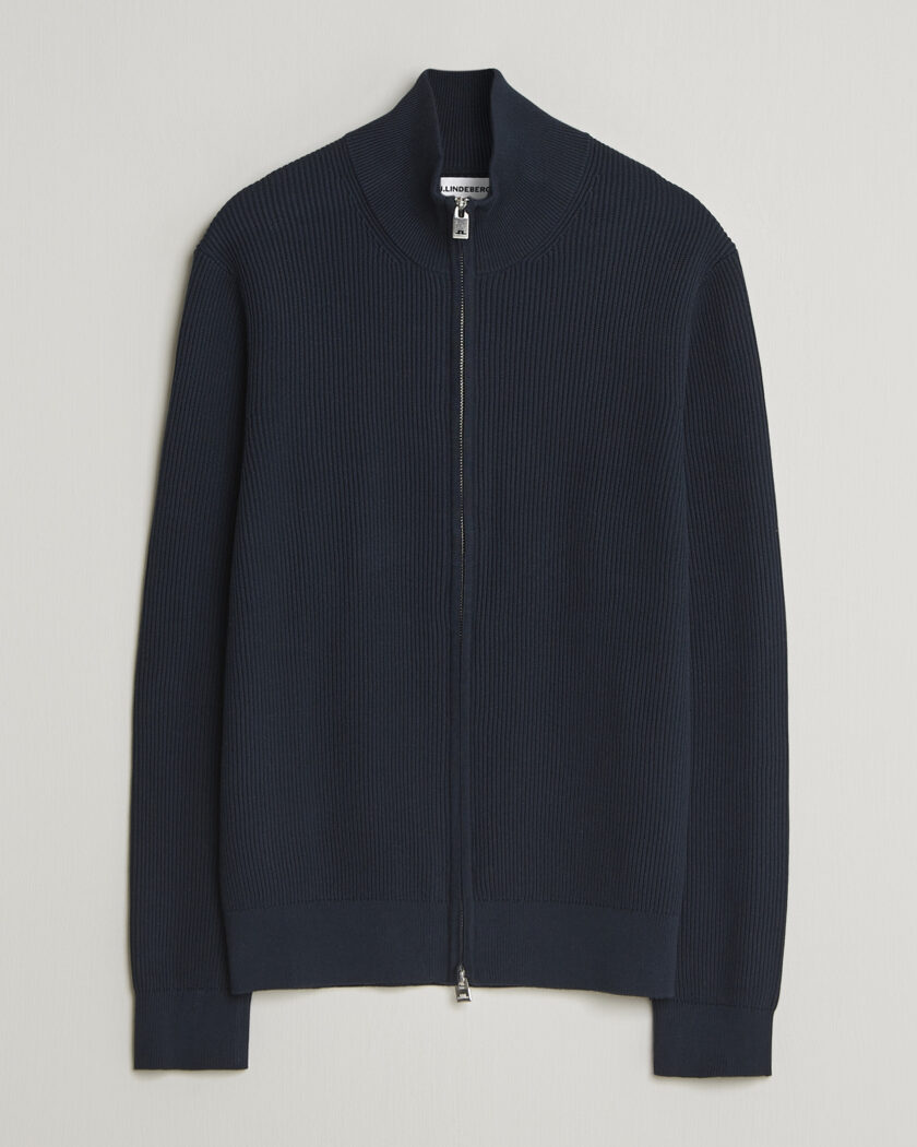 J.Lindeberg Alexis Full Zip Cardigan JL Navy – Blau