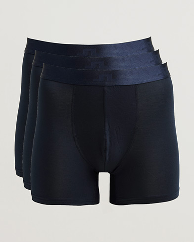 J.Lindeberg 3-Pack Bridge Lyocell Boxer JL Navy – Blau