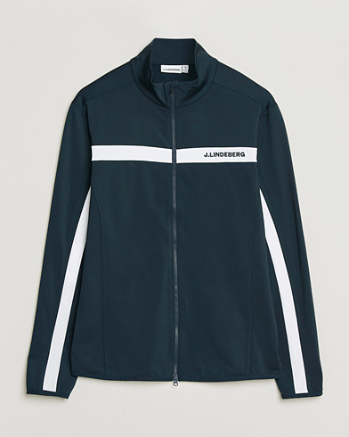 J.Lindeberg Jarvis Mid Layer Full Zip JL Navy – Blau