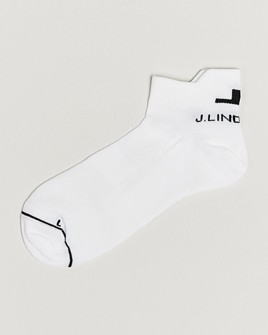 J.Lindeberg Spin Short Golf Sock White – Weiß