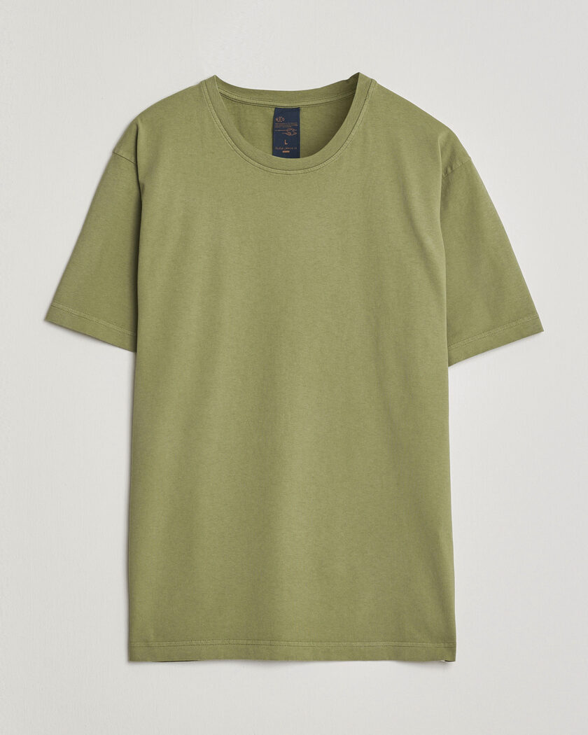 Nudie Jeans Uno Everyday Crew Neck T-Shirt Green – Grün