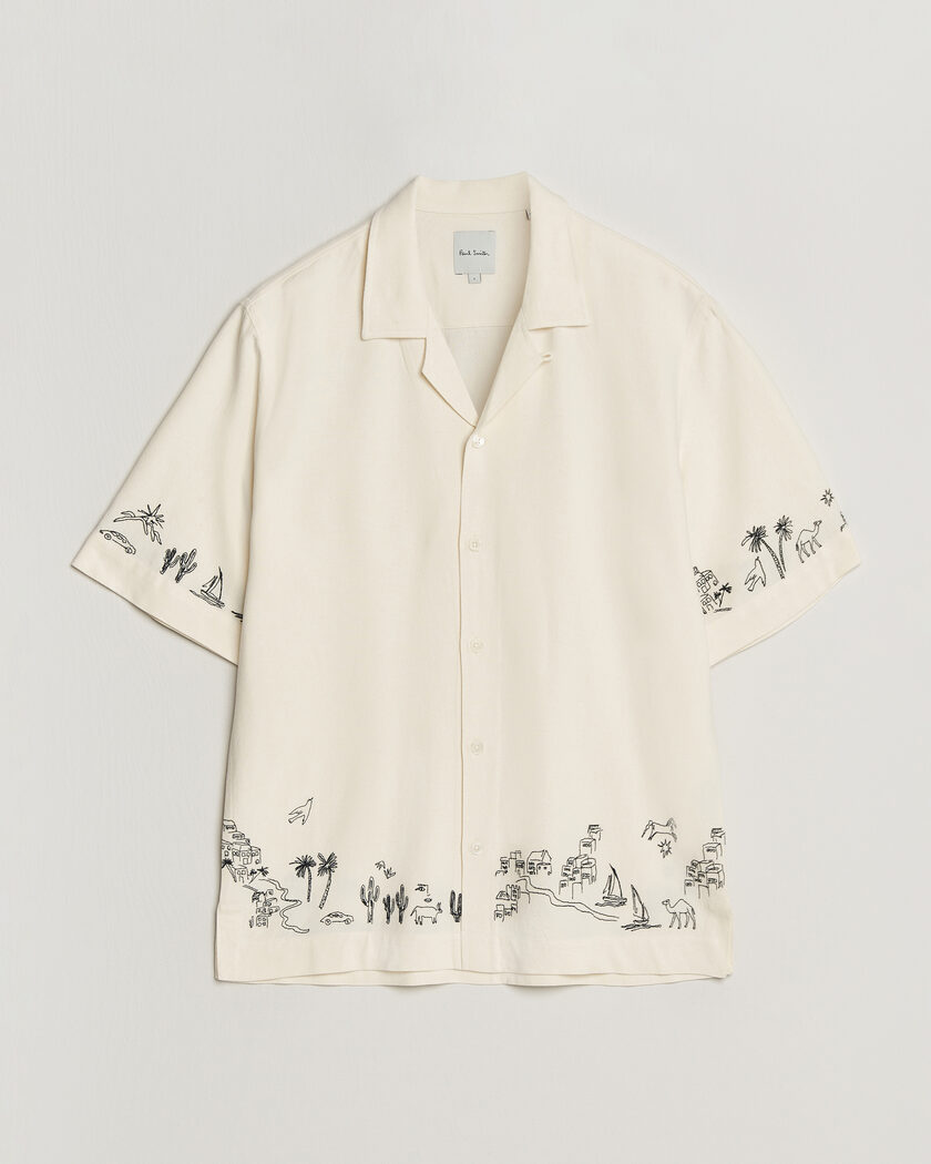 Paul Smith Embroidered Short Sleeve Shirt White – Weiß