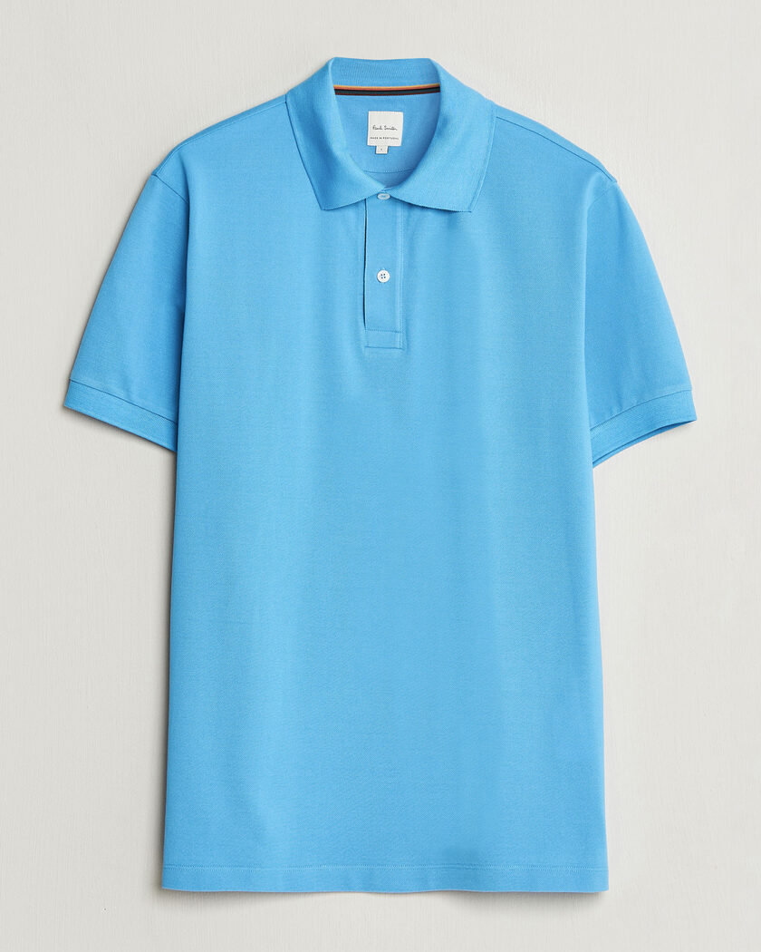 Paul Smith Placket Stripe Polo Blue – Blau