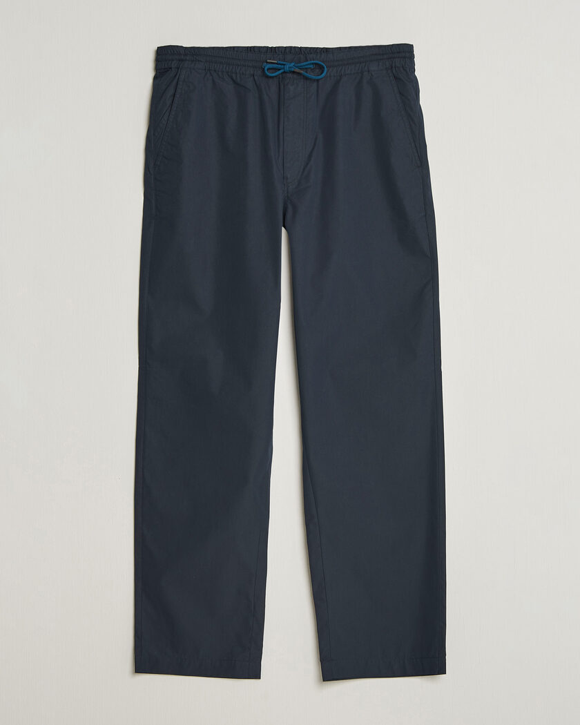 PS Paul Smith Casual Cotton Drawstring Trousers Navy – Blau