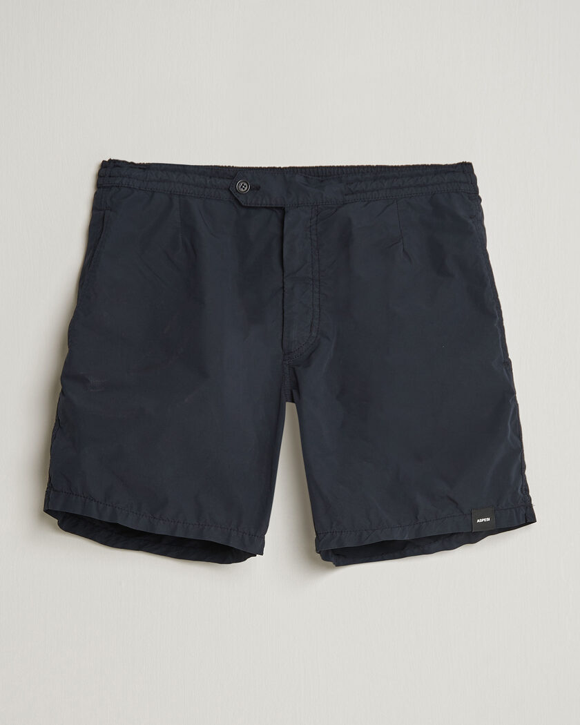 Aspesi Caprese Nylon Swim Trunks Navy – Blau