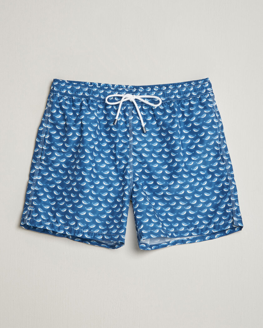  Fedeli Madeira Swim Trunk Blue Whales – Blau