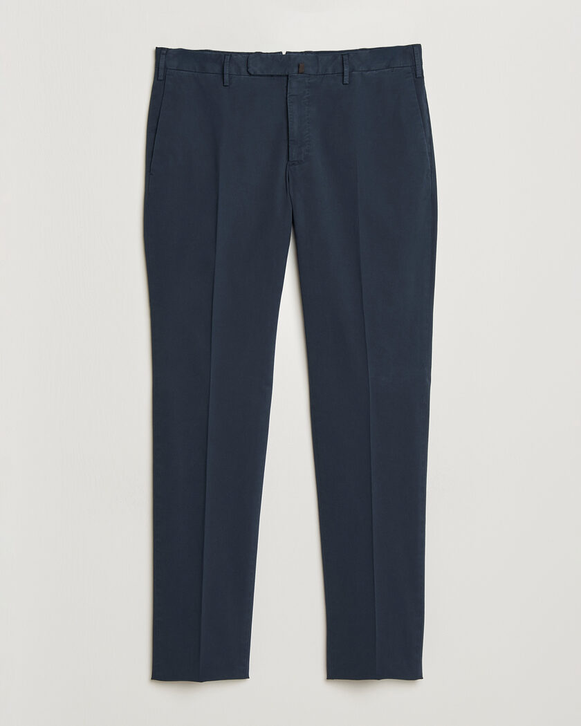 Incotex Slim Fit Comfort Chinos Navy – Blau