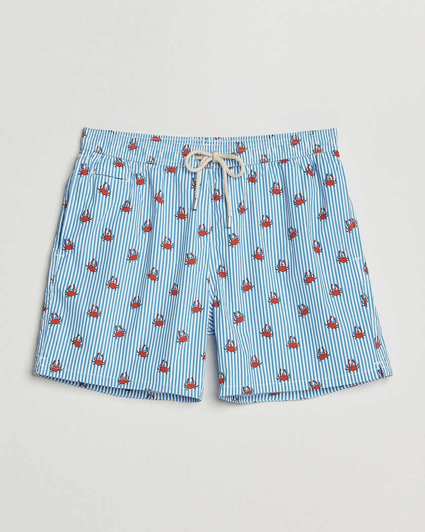 MC2 Saint Barth Printed Swim Shorts Blue Crabs – Blau