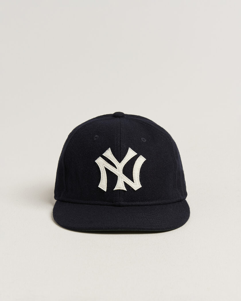 New Era Retro Crown 9Fifty Melton Wool Cap New York Yankees – Blau