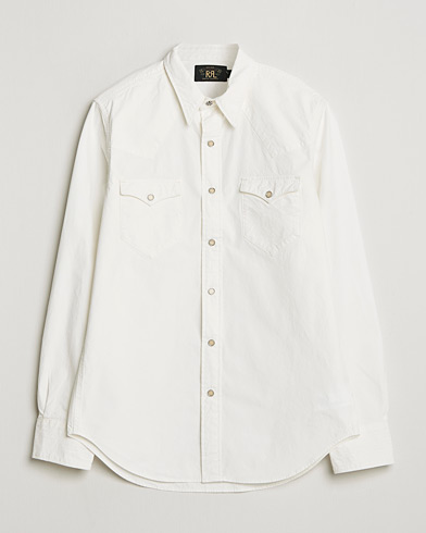 RRL Buffalo Western Shirt White – Weiß