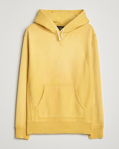 RRL Hooded Sweatshirt Campus Yellow – Gelb